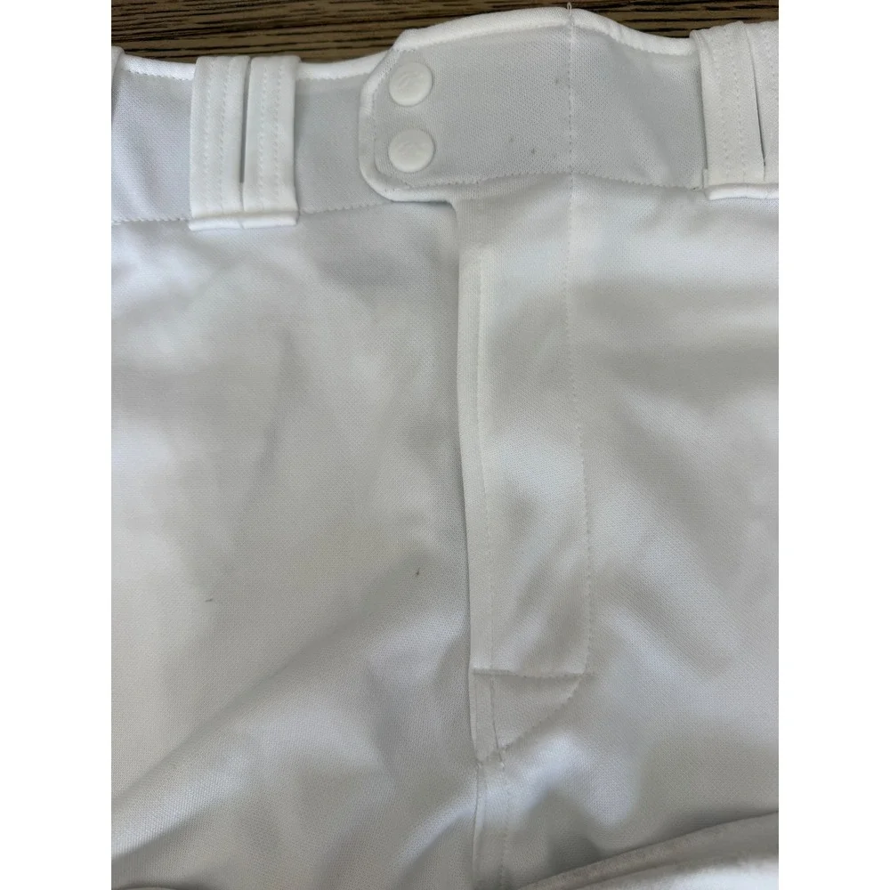 Rawlings Pro-Dri Mens Baseball Pants White Semi-Relaxed Fit LNCHSR Medium NWT